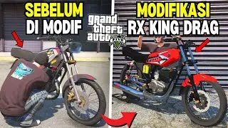 Aku Modifikasi Motor RX King Drag Langka Untuk Ikut Balapan Drag di Sekolah - GTA 5 MOD