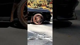 Air Suspension on a Dodge Challenger #airsuspension #dodge #carmods #bagged #dodgechallenger #srt