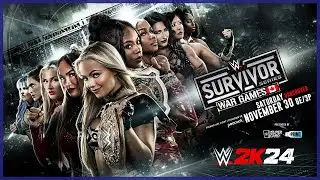 Team Rhea Ripley Vs Team Liv Morgan  - WWE Survivor Series War Games (WWE 2K24)