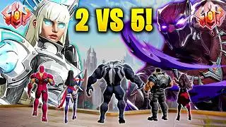 RANK 1 Magik & Black Panther VS 5 Gold Players - Who Wins?