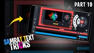 🔥3 Text Editing Tricks On YouTube's in Kinemaster / Part 19 / 3D Text / Music Bar Text / Kinemaster