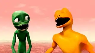 Dame Tu Cosita and Patila Dancing Together | Funny Alien Dance Animation