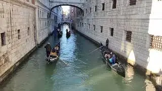 Gondola in St. Mark's Square in Venice-Italy (December 2025) 意大利