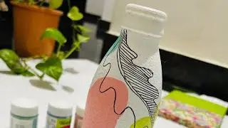 creative bottle decoration ideas🥰😍#ideas #art #diy #drawing #colors #motivation