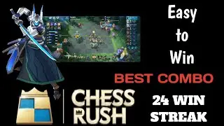 Chess Rush - Easy to Win - Best Combo (6 Mecha - 3 Assassin - 2 Oceanbron -2 Protector) 24 WinStreak