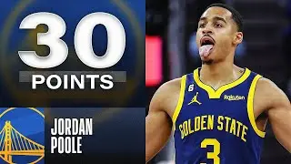 Jordan Poole Was Pulling Up From EVERYWHERE - 30 PTS (7 Threes) | December 2, 2022