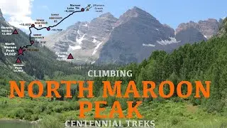 North Maroon Peak - climbing the northeast ridge route
