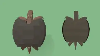 Henodus - Low Poly Blender Paleoart