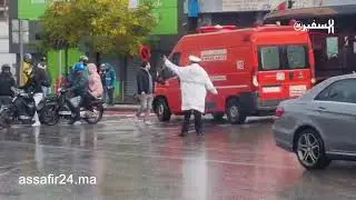 حا دثة سير خ_طيرة بشارع يعقوب المنصور وشاهد يروي التفاصيل