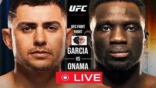 UFC Fight Night: Garcia vs. Onama Live Stream!