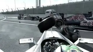 F1 2016 PS4 Gameplay @ Russia Crash 1080P 60fps