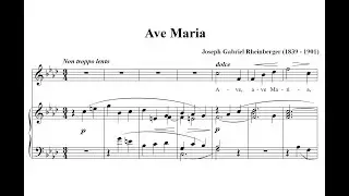 Rheinberger, Joseph Gabriel (1839 - 1901) Ave Maria in Ab - Dur