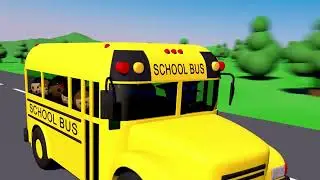 Happy Yellow Bus Song for Kids | Educational & Fun Animated Video | Recommended for ages 2-6