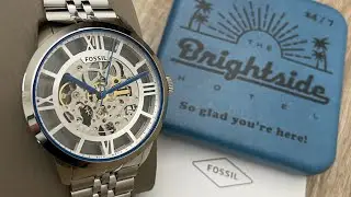 Fossil Townsman Automatic Skeleton Dial Men&rsquo;s Watch ME3044 (Unboxing) @UnboxWatches