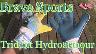 Обзор вратарских перчаток: гидроброня Brave Sports Trident