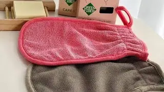 قفاز الاستحمام من جرين فايبر والفرق بين قفازات الاستحمام فى جرين واى