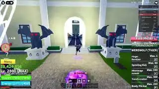WEREWOLF close combat with full skills - Roblox Blox Fruits
