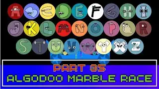 Alphabet Lore From A to Z Marble Race Track #35 - #alphabetlore