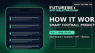 FutureBet Walkthrough: Smart Predictions, VIP Picks & How To Analyze Matches