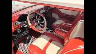 1955 Chevy Bel Air 2 Door Post interior