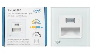 PNI WL100 LED Lamp for Stair Step Lighting, with Motion Sensor, Light Sensor