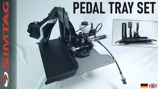 Simtag Pedal Tray Set Review + Heel & Foot Rest for your Pedals