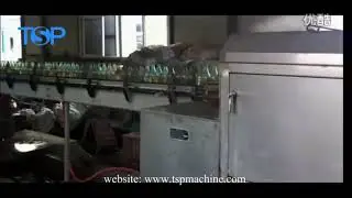 Automatic wine glass bottle recycling plant soaking, brush washing, label removing machine China