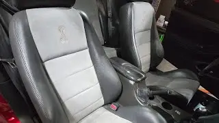 How to clean your 2003 Cobra Suede / Alcantara seats.
