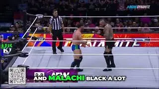 Barbed Wire Steel Cage Match Malachi Black vs. Adam Copeland at Double-A