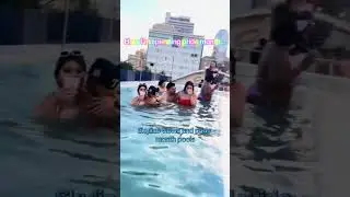 Skyline views and pride month pools vol.2  #pridemonth2025 #poolpartyvibes #poolpartyfun #poolparty
