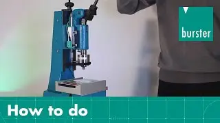 Anbau von Kraft- und Wegsensor an eine Handhebelpresse - How to do