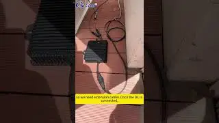 How to install the balcony plug-in Solar PV system:a 540W CNCOB PV module plus a 600W microinverter.