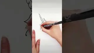 Drawing a UNICORN in one continuous line | one line minimal art #shorts