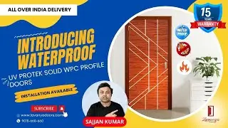🚪✨ Introducing Waterproof UVProtek Solid WPC Profile Doors: The Future of Durability 🛡️💧 #doors