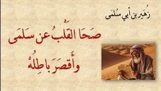 《صَحَا القَلبُ عن سَلمَى وأقصَرَ باطِلُهْ》زهير بن أبي سُلمى | شرح لطيف مختصر للحفظ_03