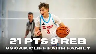 21 PTS & 9 REB vs Top Ranked Oak Cliff Faith Family in EIBC Prep School Vegas Showdown