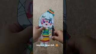 anime mayoret paper doll 💃 #art #bonekakertas #diy #paperdoll #drawing #crafts #cute #foryou