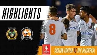 Curzon Ashton vs AFC Blackpool - Extended HD Match Highlights | FA Youth Cup