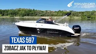 Texas 597 z silnikiem Mercury F150 L EFI | Testy na wodzie | Eskapader Płock