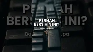 Sela keyboard susah dibersihin? Lap gagal total! Coba trik sticky note ini, debu langsung keangkat 😱