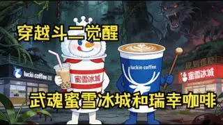 【人在斗罗，什么叫武魂是瑞幸咖啡】你穿越斗二觉醒武魂蜜雪冰城和瑞幸咖啡。自此斗罗大陆开始流传起了一则规则怪谈：在每一家瑞幸咖啡的隔壁，都会开着一家蜜雪冰城，哪怕是在星斗大森林那种危险重重的地方。