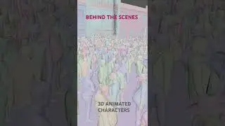 Behind the Scenes | 3D Animated Crowd Simulation