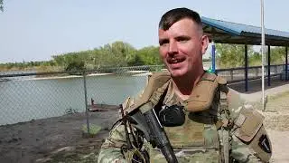 Texas National Guard boat teams provide border security on the Rio Grande