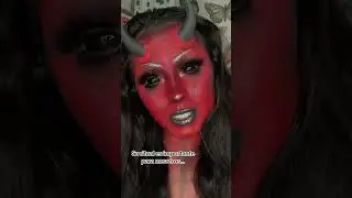 DIABLA MAKEUP👹🔥 - 12 de 31 maquillaje de halloween #31d&iacute;asdehalloween #devil #diablo