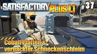 Cobalt Platten & verpackter Schneckenschleim (037) - Satisfactory PLUS Mod #SatisfactoryPlus