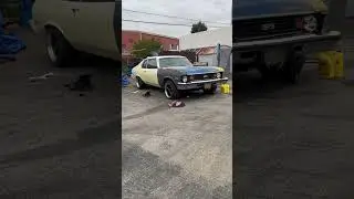 1974 Chevy Nova ss first start in years #automobile #projectnova #caraccessories #carcomponents #car