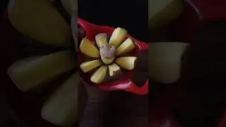 Cutting Potato 🥔 With Apple 🍎 Cutter Tool #foodtool #potato  #kitchentools