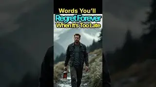 5 Words People Regret Most Before They Die #LifeRegrets #EmotionalWisdom #KindnessMatters
