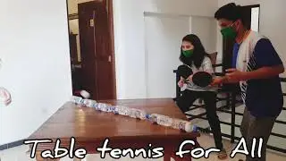 Table Tennis in Qureintein | Lockdown Table Tennis | Dinning Table Tennis