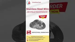 Altraenterprise  Stainless Steel Wire, High-Strength, rust resistance #stainlesssteelwiremesh